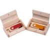Colorful Swivel Wooden USB Drive