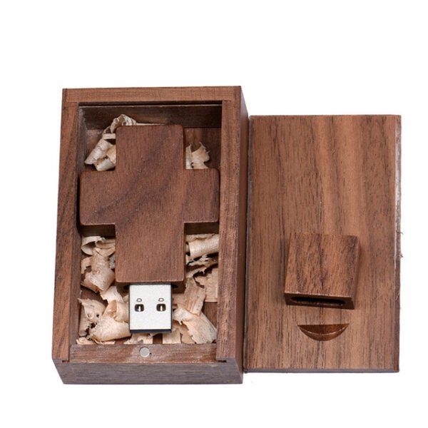 Wooden Cross USB Flash Drive