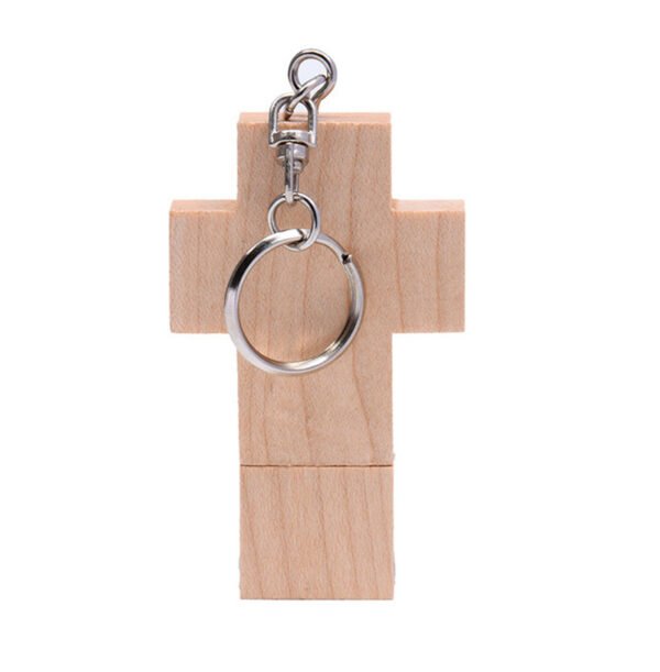 Wooden Cross USB Flash Drive