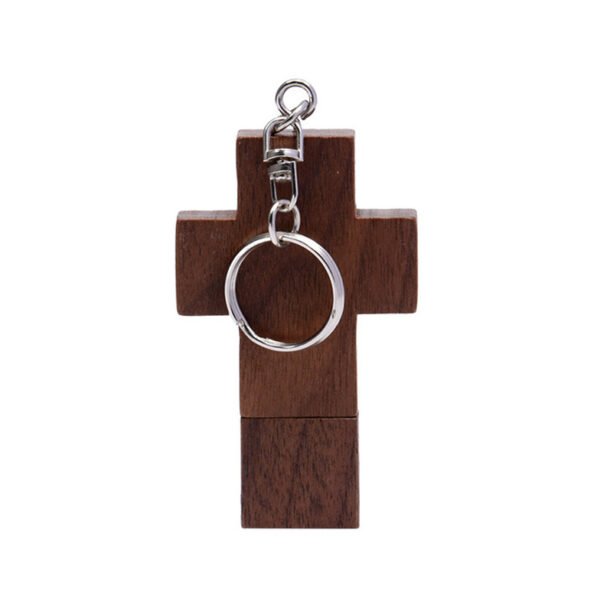 Wooden Cross USB Flash Drive