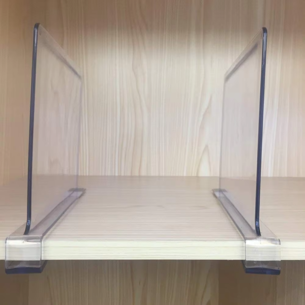 Acrylic Shelf Divider Organizer for Closet Supermarket