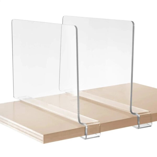 Acrylic Shelf Divider Organizer for Closet Supermarket