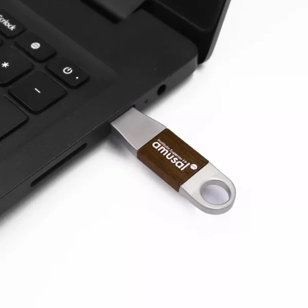 Metal Wooden USB Flash Drive