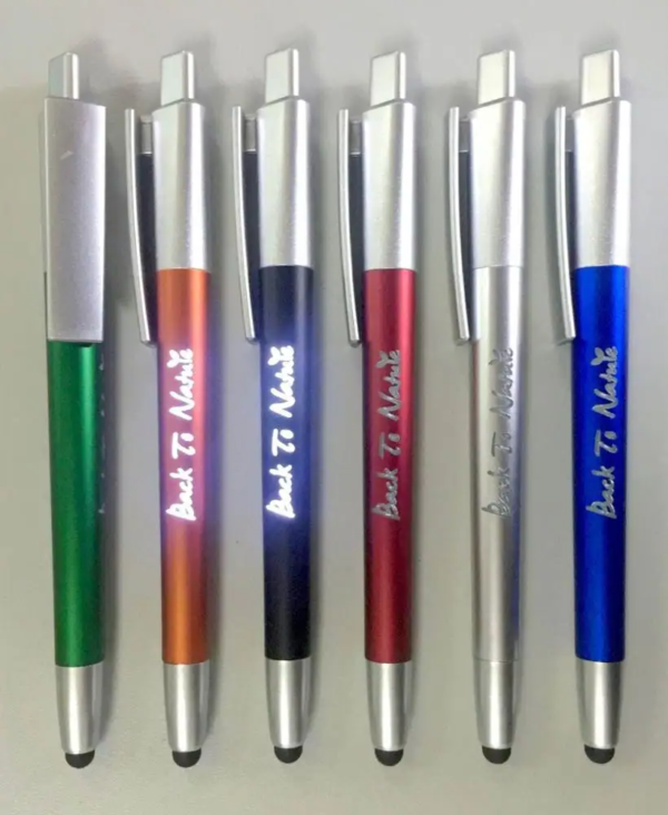 Led Ballpoint Pen With Stylus
