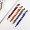 Metal Rubberized Stylus Ballpoint Pen