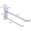 Metal Double Slatwall Hooks For Retailer Store