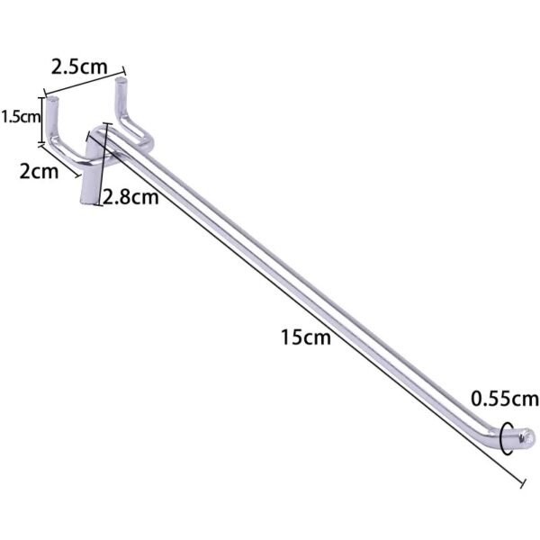 Metal Pegboard Display Hooks