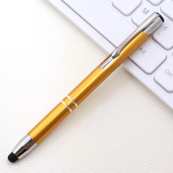 Metal Press Stylus Ball Pen