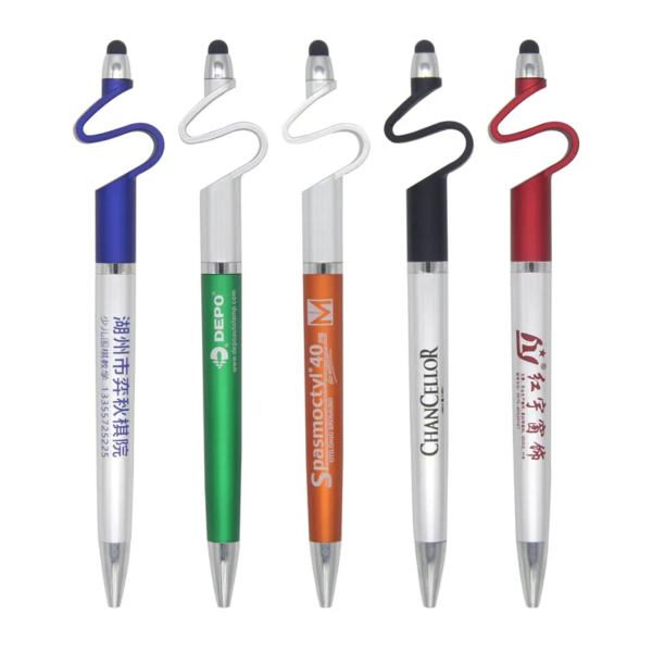 Metal Stylus Ballpoint Pen Phone Holder