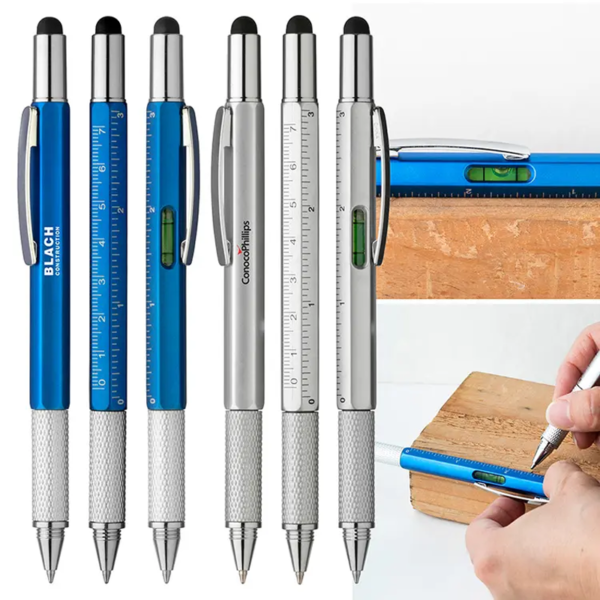 Multi Fuction Pen With Stylus Ruler