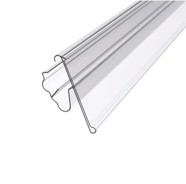 PVC Plastic Label Holder Strip Price Tag For Supermarket Shelf