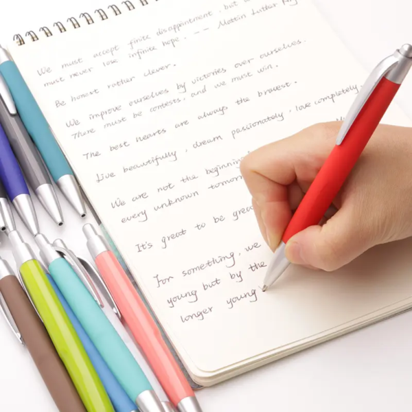 Rubber Shell Ballpoint Pen