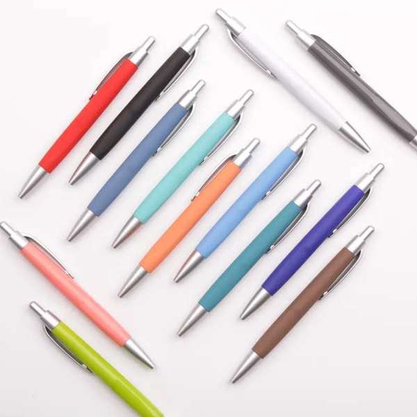Rubber Shell Ballpoint Pen