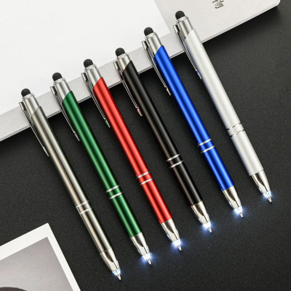 Stylus Pen Led Metal Ballpoint Pen