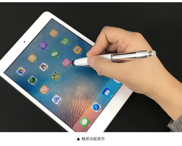 Led Light Stylus Ballpoint Pen