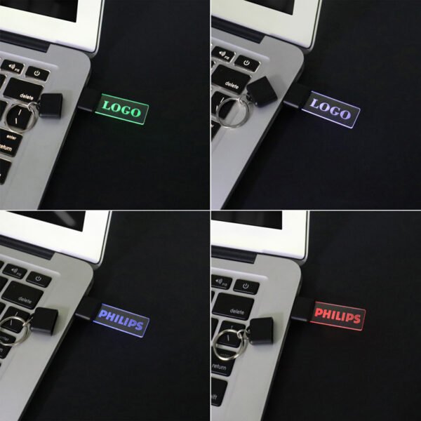 Acrylic Led USB Flash Drive