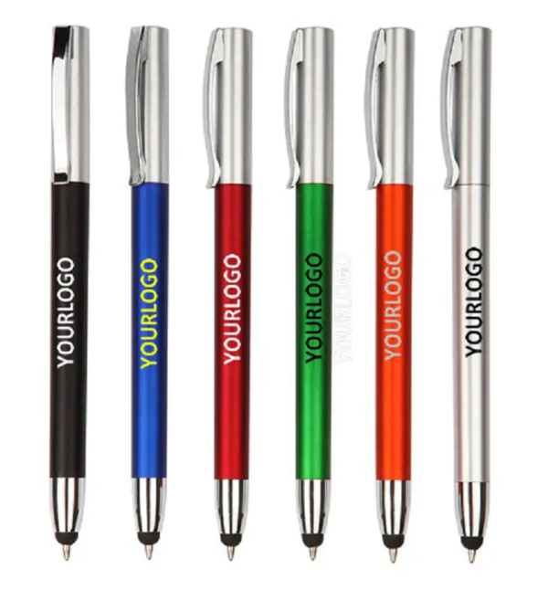 Ballpoint Pen With Stylus Pen