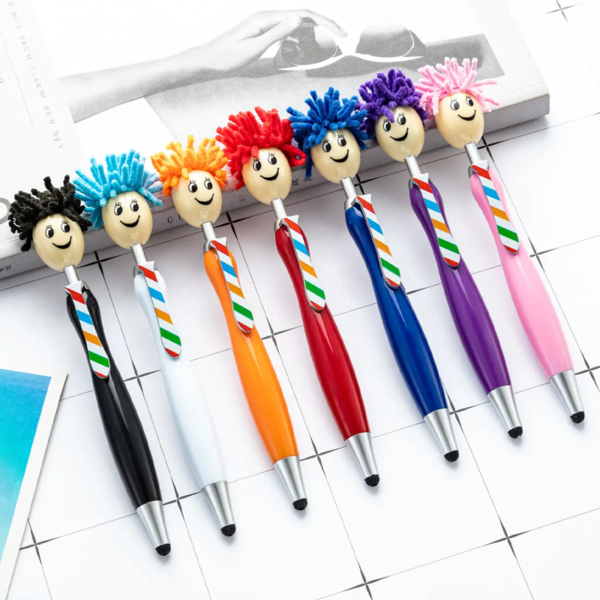 Cartoon Doll Head Ballpoint Pen