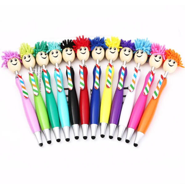 Cartoon Doll Head Ballpoint Pen