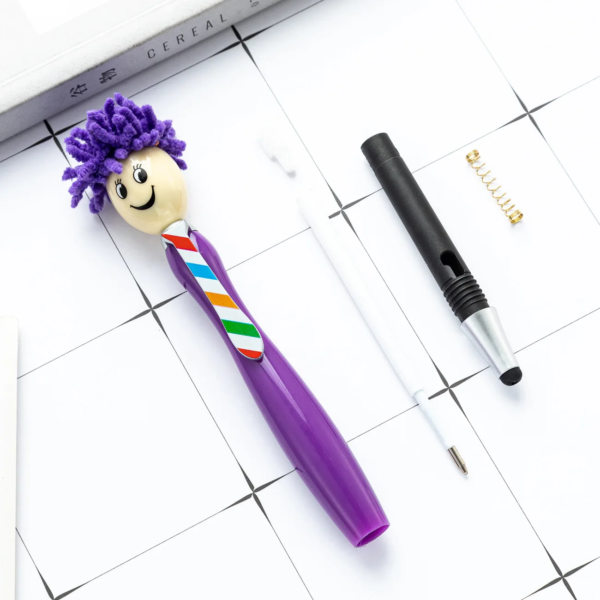 Cartoon Doll Head Ballpoint Pen