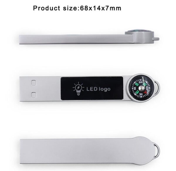 Compass Led USB Flash Drive