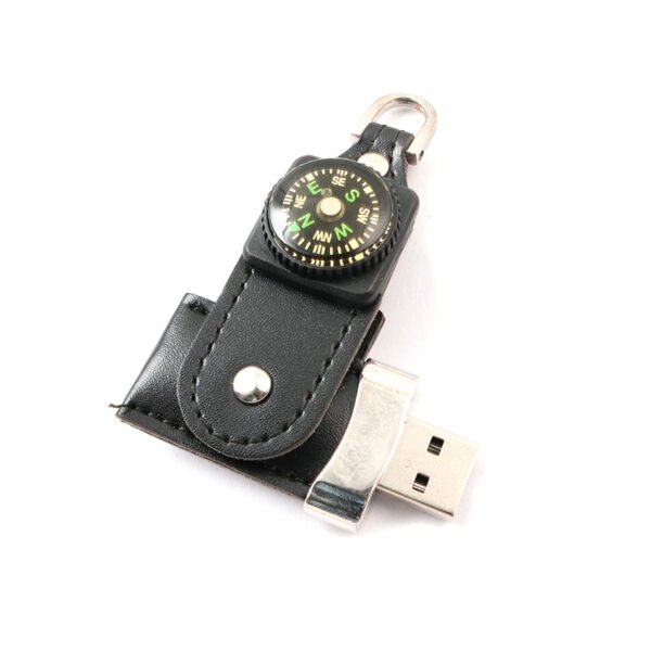 Compass Leather USB Flash Drive