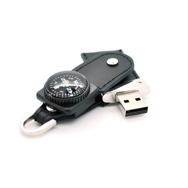 Compass Leather USB Flash Drive
