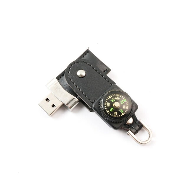 Compass Leather USB Flash Drive