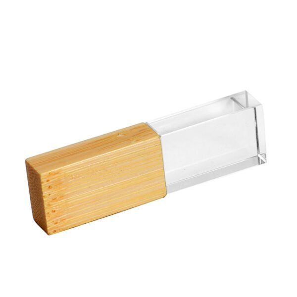 Crystal Wooden USB Flash Drive