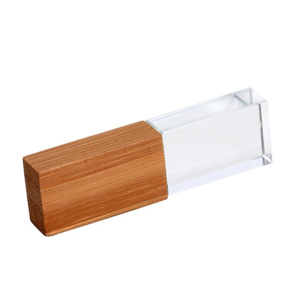 Crystal Wooden USB Flash Drive