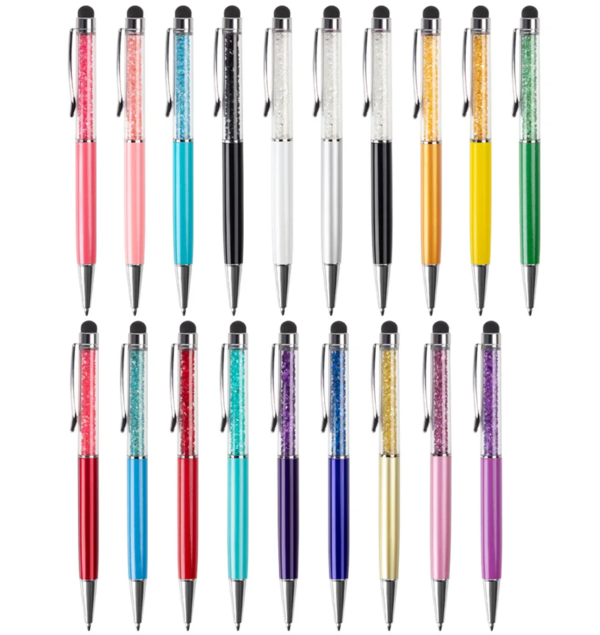 Diamond Ballpoint Pen With Stylus