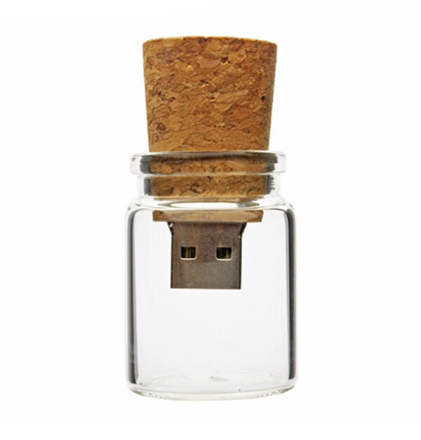 Glass Bottle USB Flash Drive