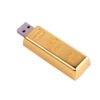 Golden Bar Shape USB Flash Drive