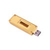 Golden Bar Shape USB Flash Drive