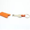 Key USB Stick With Leather Pouch