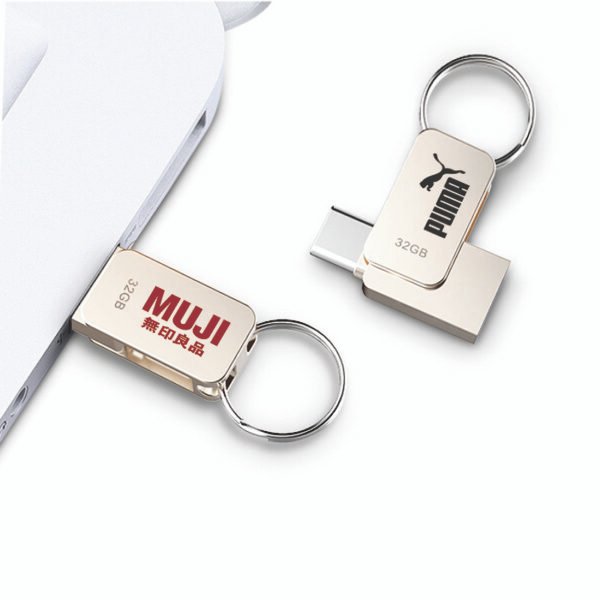 Keyring OTG Type C USB Flash Drive