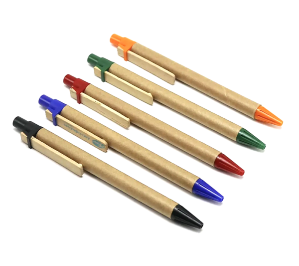 Kraft Paper Ballpoint Pen With Logo