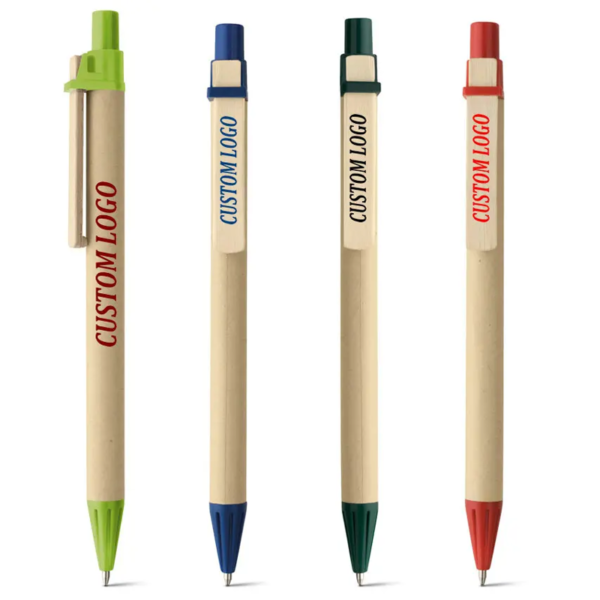 Kraft Paper Ballpoint Pen With Logo