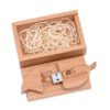 Wood Leaf Shape USB Flash Drive