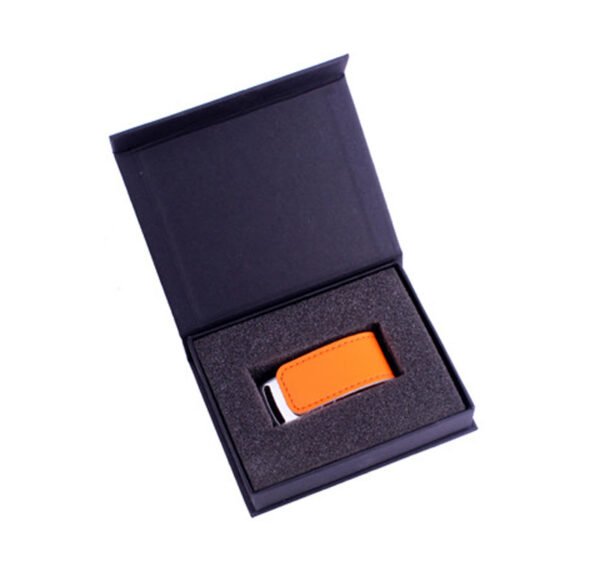 Leather Metal Keyring USB Drive