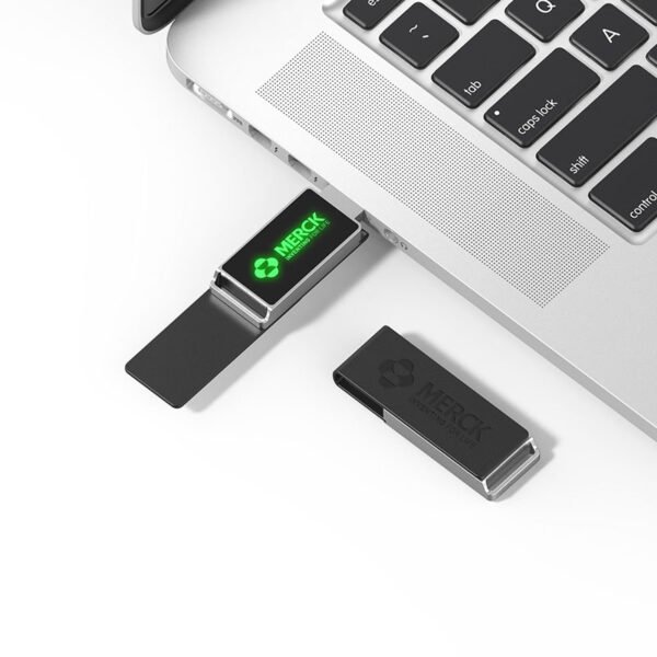 Led Leather USB Flash Drive