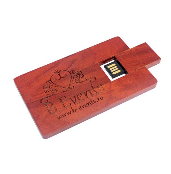 Wooden Card USB Flash Drive