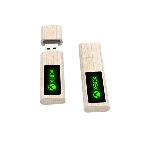 Mahogany Led USB Memorias