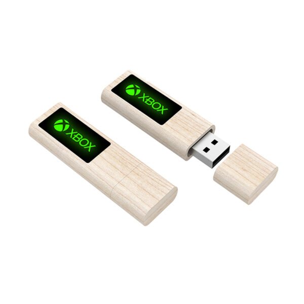 Mahogany Led USB Memorias