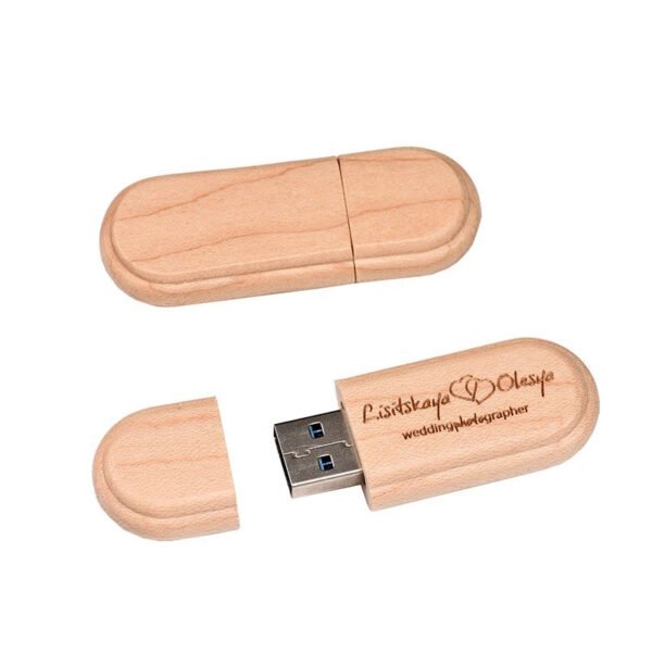 Maple Oval USB Flash Drive