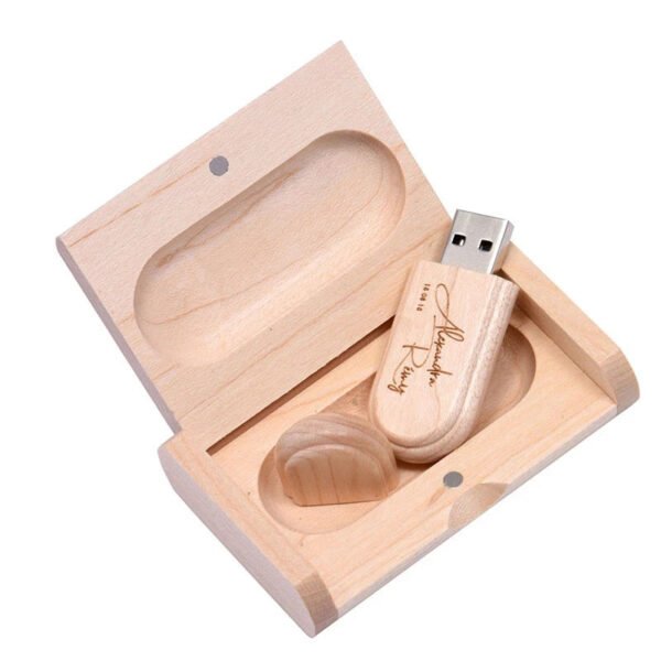 Maple Oval USB Flash Drive