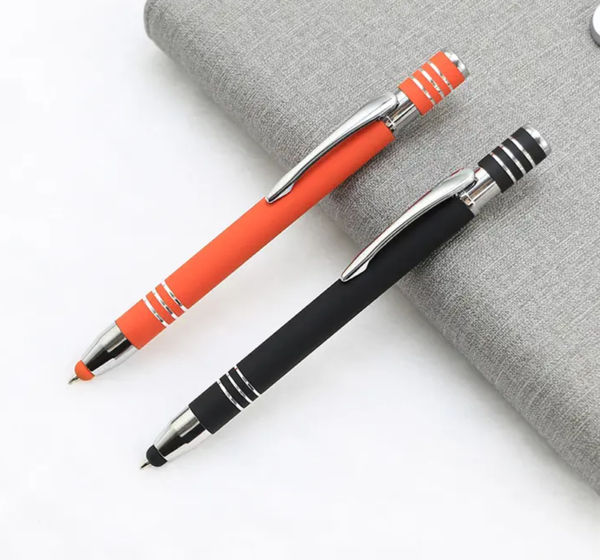 Metal Ball Pen With Stylus Pen