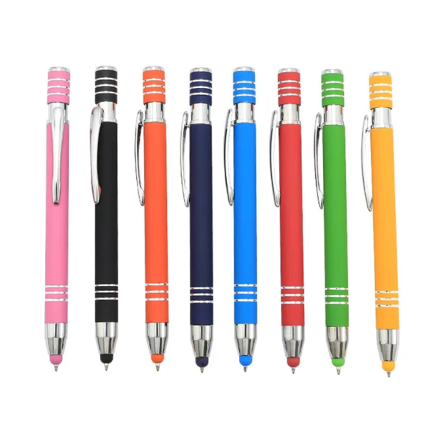 Metal Ball Pen With Stylus Pen