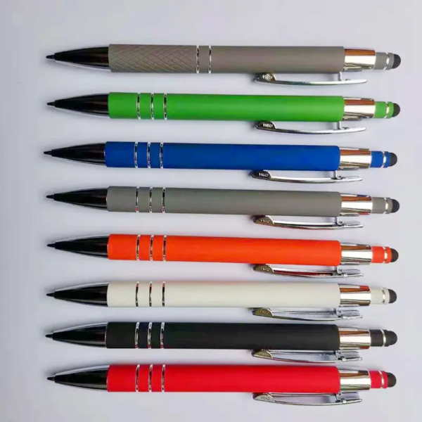 Metal Ball Pen With Stylus
