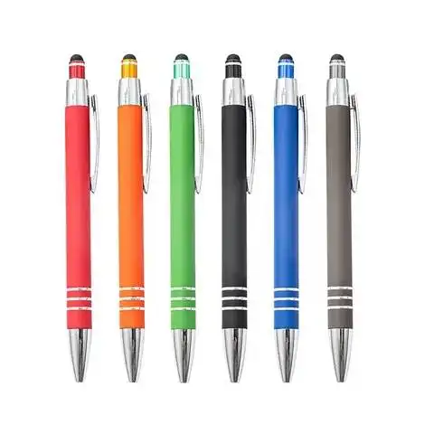 Metal Ball Pen With Stylus